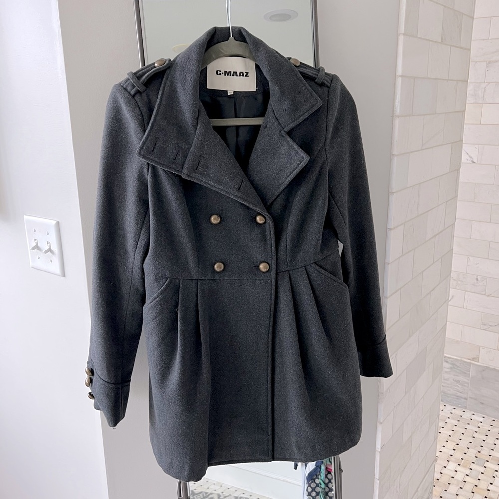 G MAAZ Wool/polyester blend coat Medium